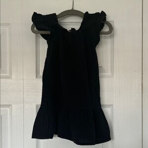 GAP Black Girls Ruffle Sleeve Dress